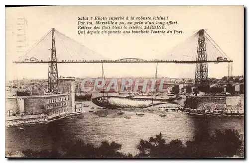 Cartes postales Marseille Sardine