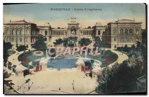 Cartes postales Marseille Palais Longchamp