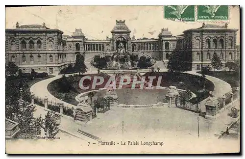 Cartes postales Marseille Palais Longchamp