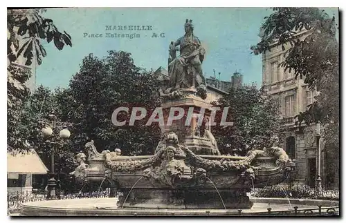 Cartes postales Marseille Effet de Vague vu du Prado