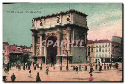 Cartes postales Marseille La Corniche (Coucher de Soleil)