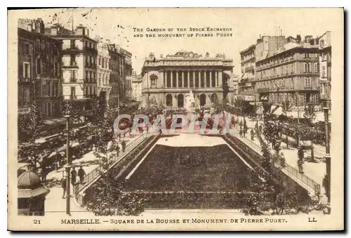 Cartes postales Marseille Square de la Bourse