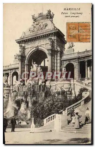 Cartes postales Marseille Palais Longchamp