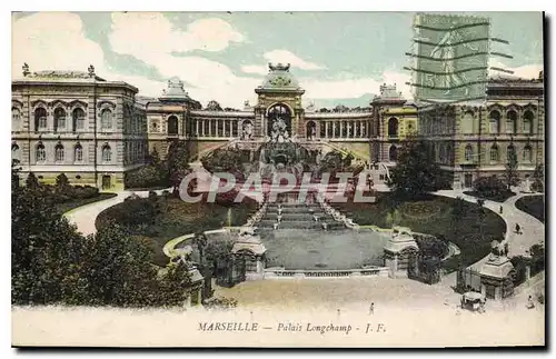 Cartes postales Marseille Palais Longchamp