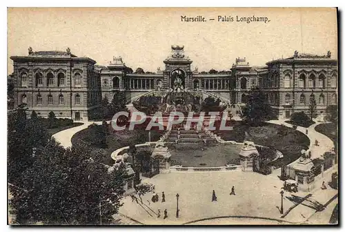 Cartes postales Marseille Palais Longchamp