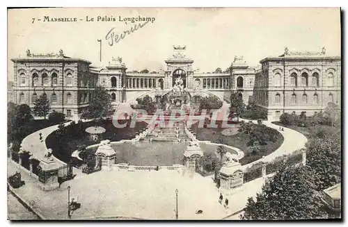 Cartes postales Marseille Le Palais Longchamp