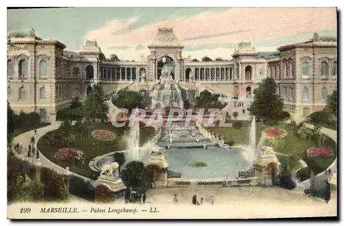 Cartes postales Marseille Le Palais Longchamp