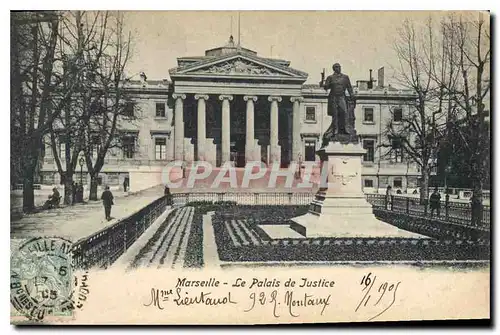 Ansichtskarte AK Marseille Le Palais de Justice