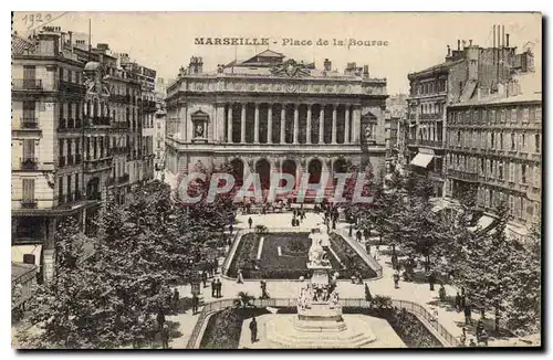 Cartes postales Marseille Place de la Bourse