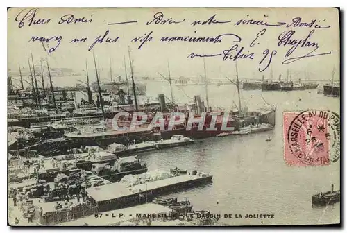 Cartes postales Marseille Le Bassin de la Joliette