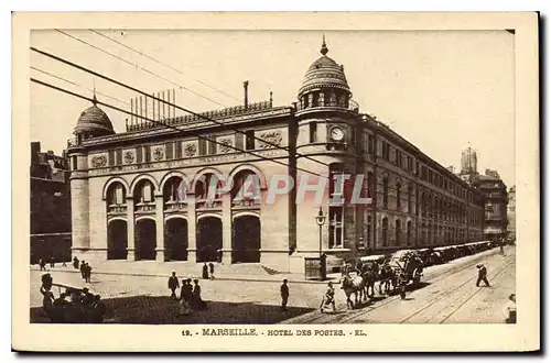 Cartes postales Marseille Hotel des Postes