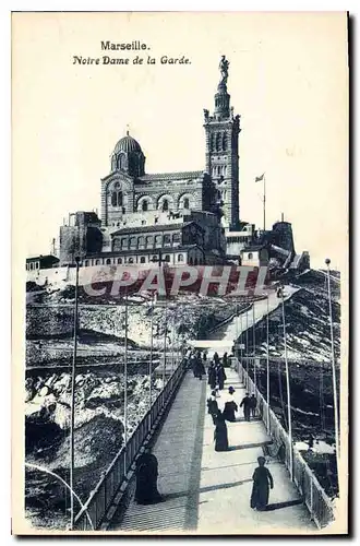 Cartes postales Marseille N D de la Garde