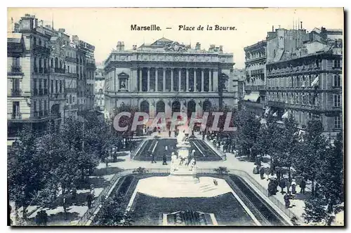 Cartes postales Marseille Place de la Bourse