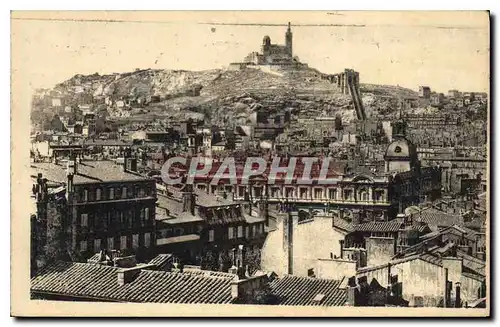 Cartes postales Marseille Panorama vue a vol d'oiseau