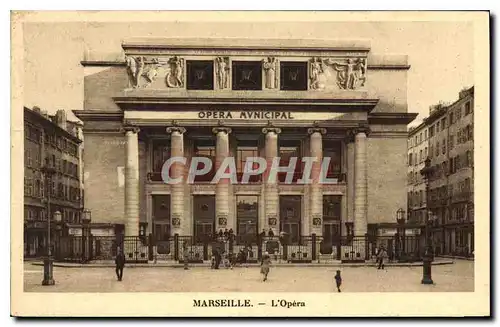 Cartes postales Marseille L'Opera