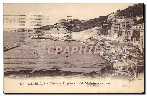 Cartes postales Marseille L'Anse du Prophete et l'Hotel de la Reserve