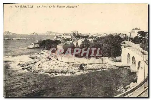 Ansichtskarte AK Marseille Le Pont de la Fausse Monnaie