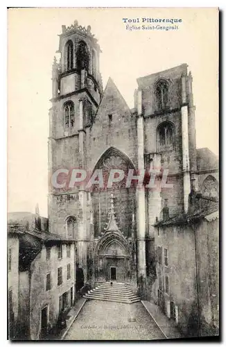 Cartes postales Toul Pittoresque Eglise Saint Gengoult