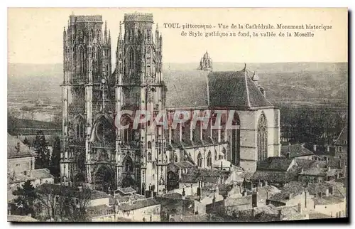 Ansichtskarte AK Toul Vue de la Cathedrale