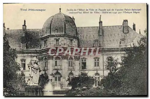 Cartes postales Toul Pittoresque Jardin de l'Hotel de Ville