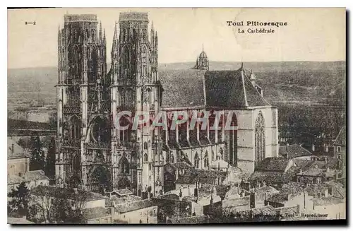 Ansichtskarte AK Toul Pittoresque La Cathedrale