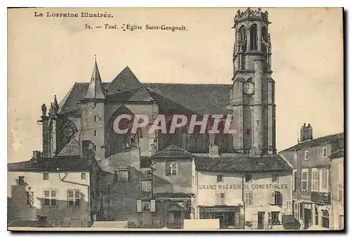 Cartes postales Toul Eglise Saint Gengoult