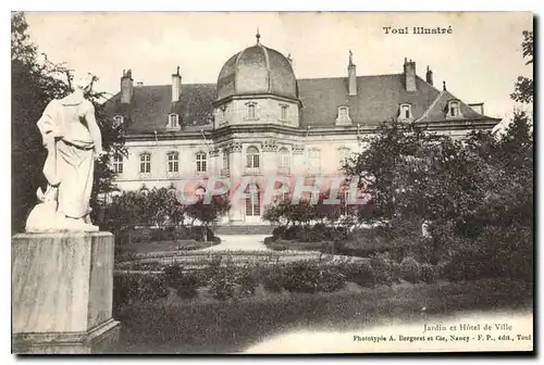 Ansichtskarte AK Toul Jardin et Hotel de Ville