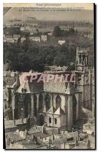 Ansichtskarte AK Toul Pittoresque L'Eglise Saint Gengoult