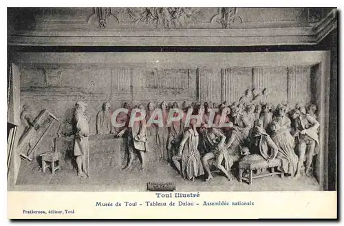 Cartes postales Toul Tableau de Dalou Assemblee nationale