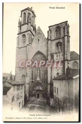 Cartes postales Toul Facade de Saint Gengoult