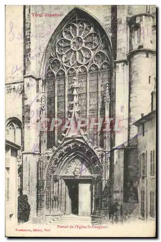 Cartes postales Toul Portail de l'Eglise St Gengoult