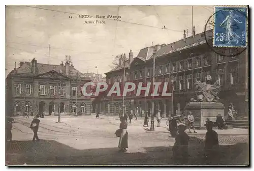 Ansichtskarte AK Metz Place d'Armes