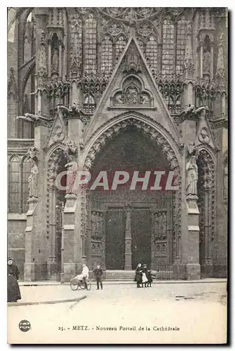 Cartes postales Metz Nouveau Portail de la Cathedrale