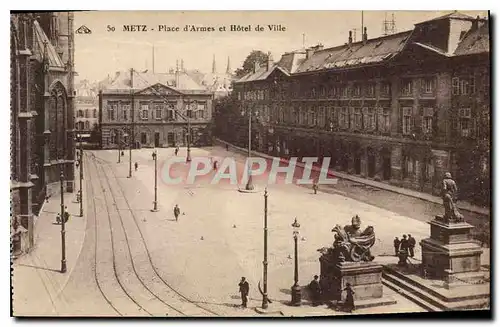 Ansichtskarte AK Metz Place d'Armes