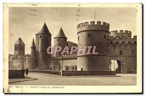 Cartes postales Metz Porte des Allemands