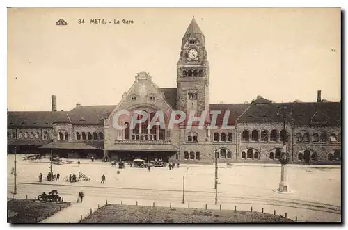 Cartes postales Metz La Gare