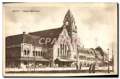 Cartes postales Metz Gare Centrale