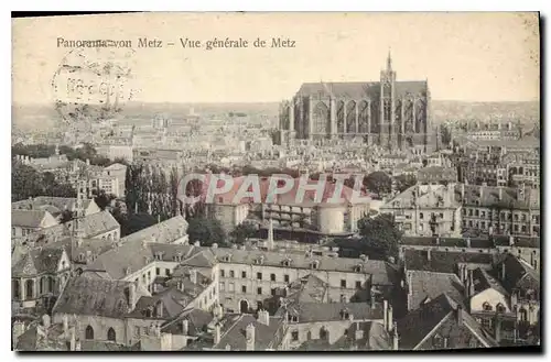 Cartes postales Metz Vue generale de Metz