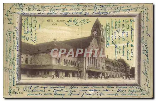 Cartes postales Metz Gare