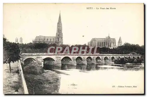Cartes postales Metz Le Pont des Morts