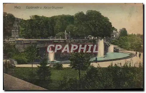 Cartes postales Metz Esplanade