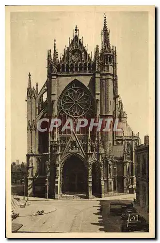 Cartes postales Metz (Moselle) Facade de la Cathedrale