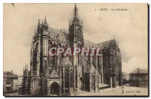 Cartes postales Metz La Cathedrale