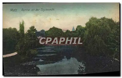 Cartes postales Metz Partie an der Esplanade