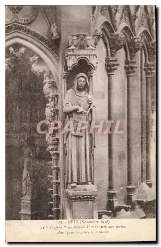 Cartes postales Metz Le Prophete Guillaume II menottes aux mains