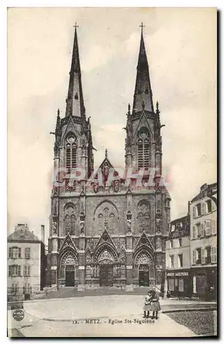 Cartes postales Metz Eglise Ste Segolene