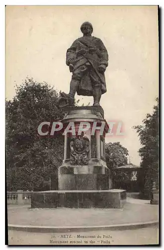 Ansichtskarte AK Metz Monument du Poilu