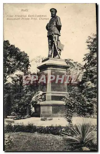 Ansichtskarte AK Metz Prinz Friedrick Karl Denkmal