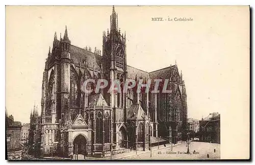 Cartes postales Metz La Cathedrale