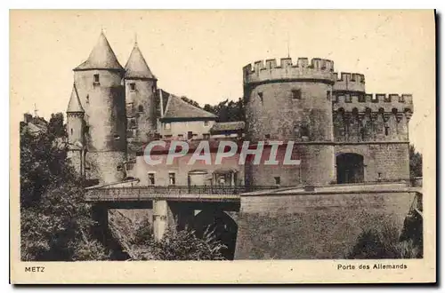 Cartes postales Metz Porte des Allemands
